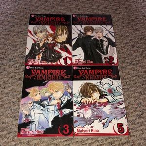 Vampire Knight Manga 1-3, 5